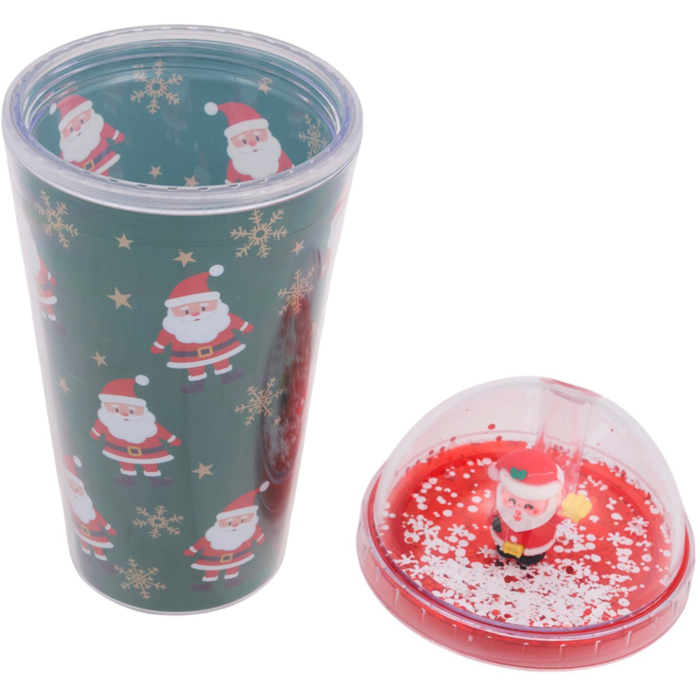 Christmas Figure Tumbler with Straw Image 9