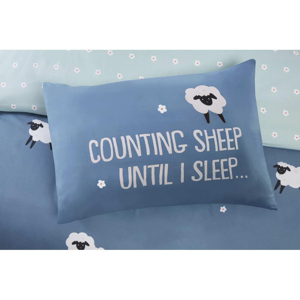 Rapport Home Counting Sheep Double Blue Duvet Set  Image 3