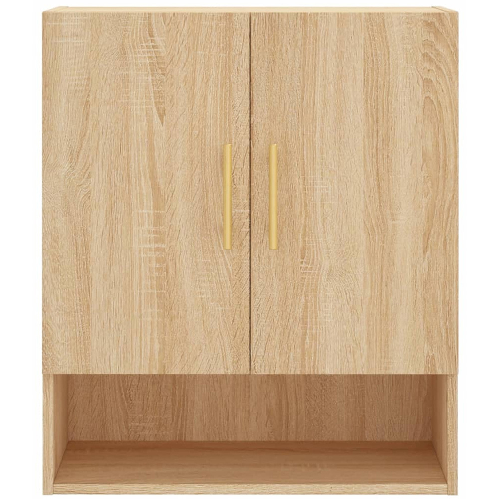 vidaXL 2 Door Single Shelf Sonoma Oak Wall Cabinet Image 5