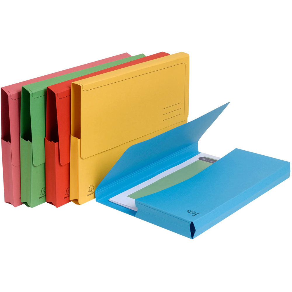 Exacompta Forever A4 Assorted Colour Document Wallet 5 x 10 Pack Image 3