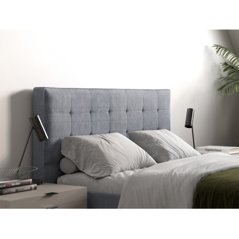 Flair Perth King Size Grey Fabric Bed Frame Image 2