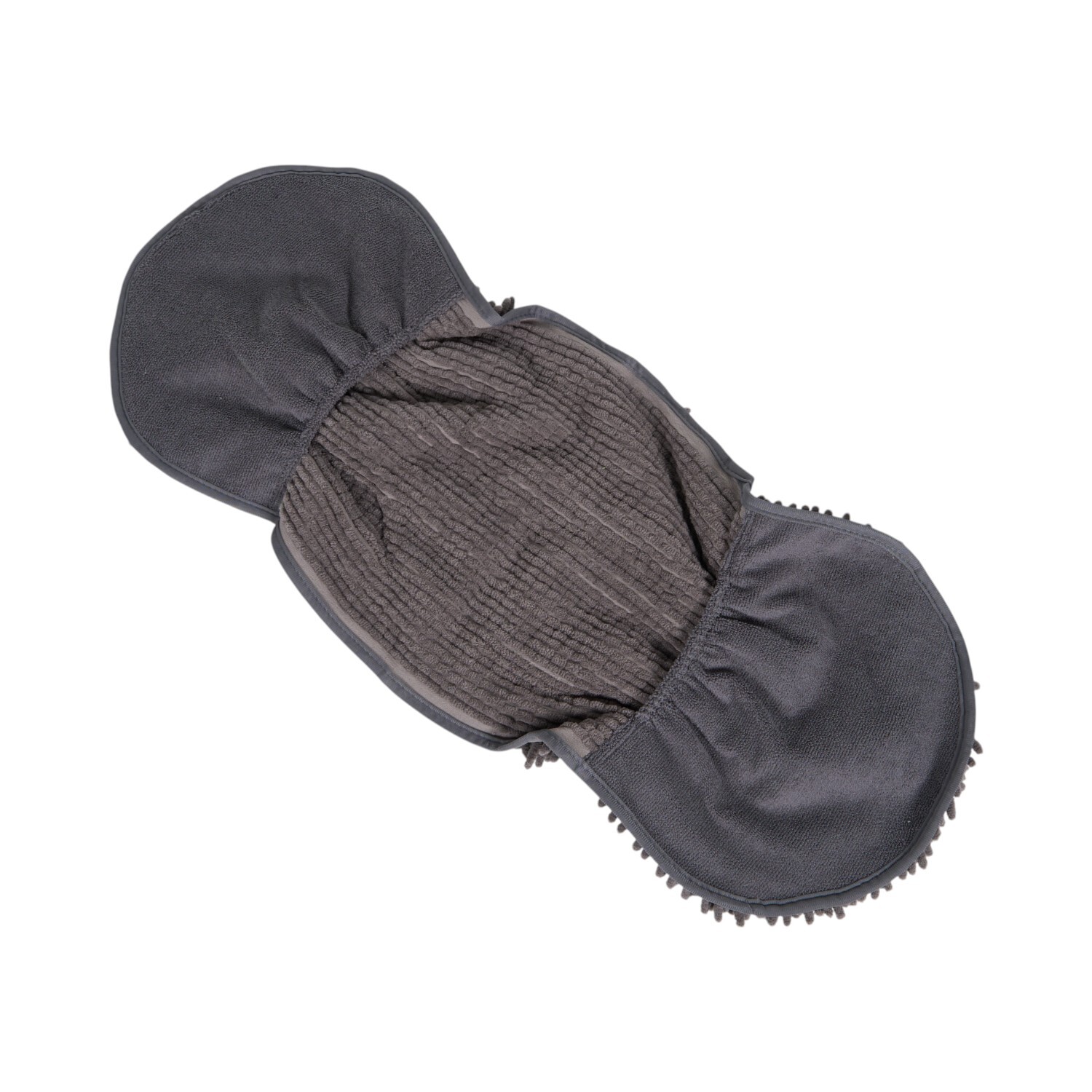 Pet Noodle Towel Glove Grey Image 4
