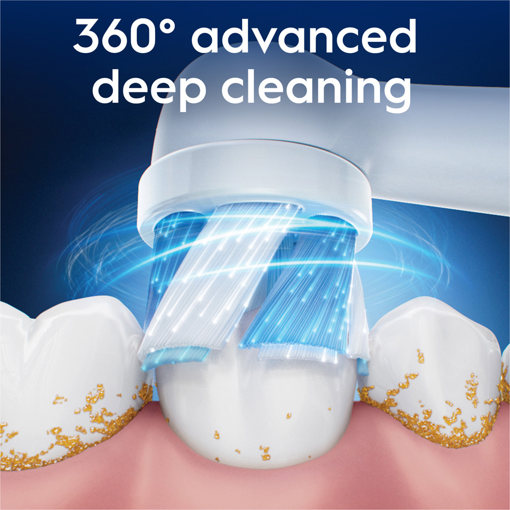 Oral-B iO Ultimate Clean White Toothbrush Refill Head 4 Pack Image 5