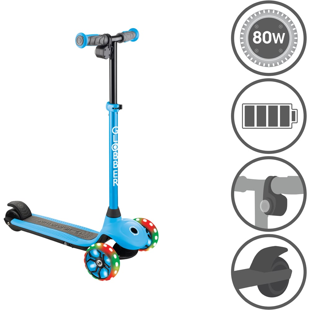 Globber E Motion 4 Plus Sky Blue Kids Electric Scooter Image 5