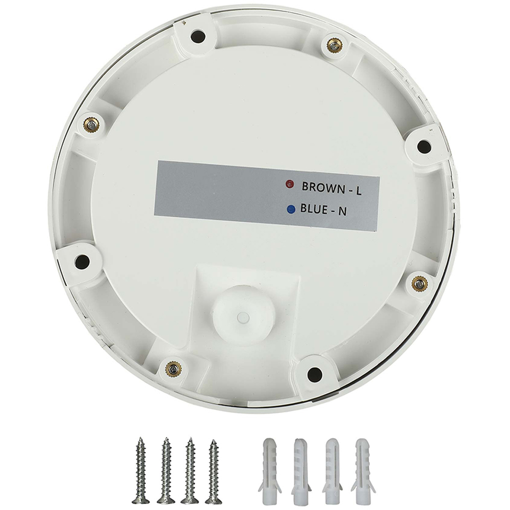 V-TAC 4 Pack 2W White Round Cool White LED Step Light Image 4