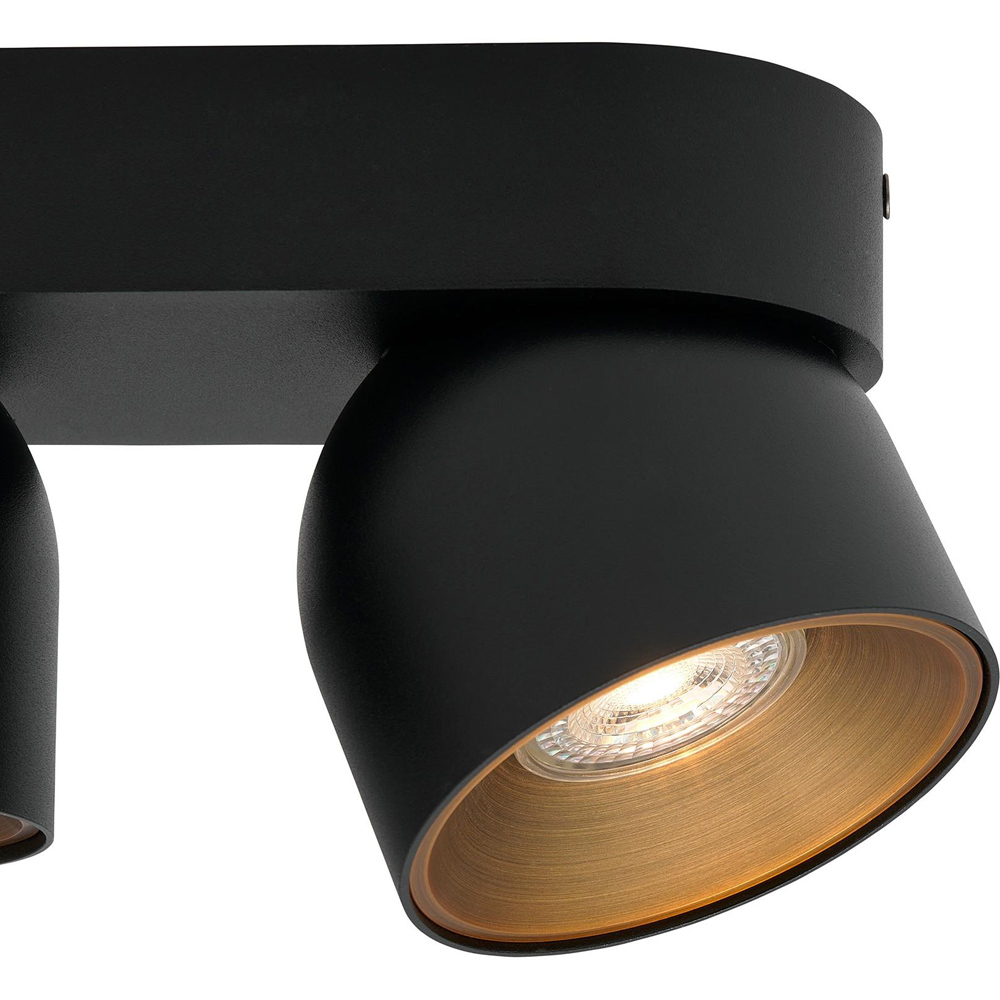 Nordlux Pitcher GU10 2-Spot Black Spotlight Image 5