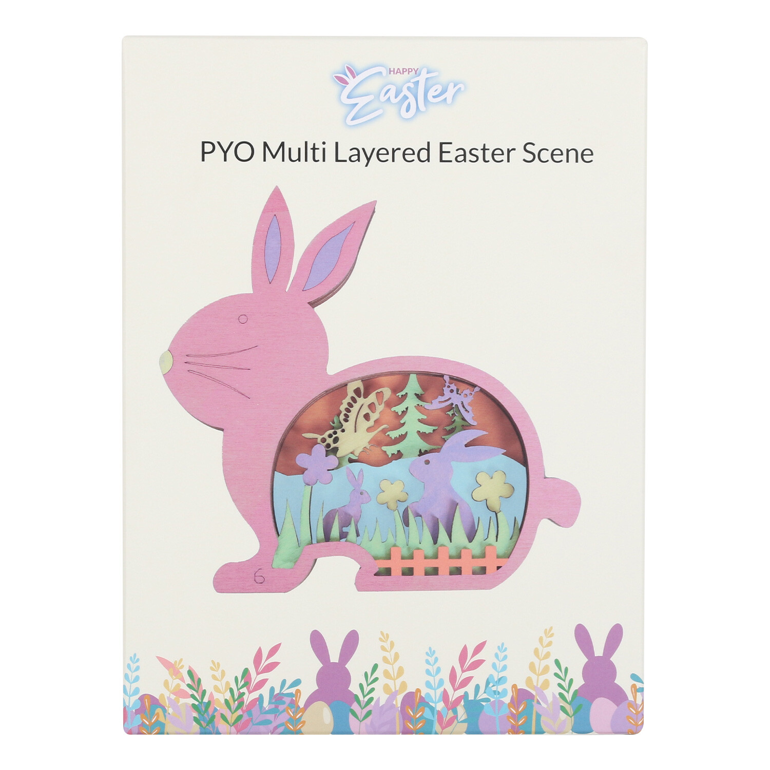 Paint Your Own Multi layered Easter Scene Image 1