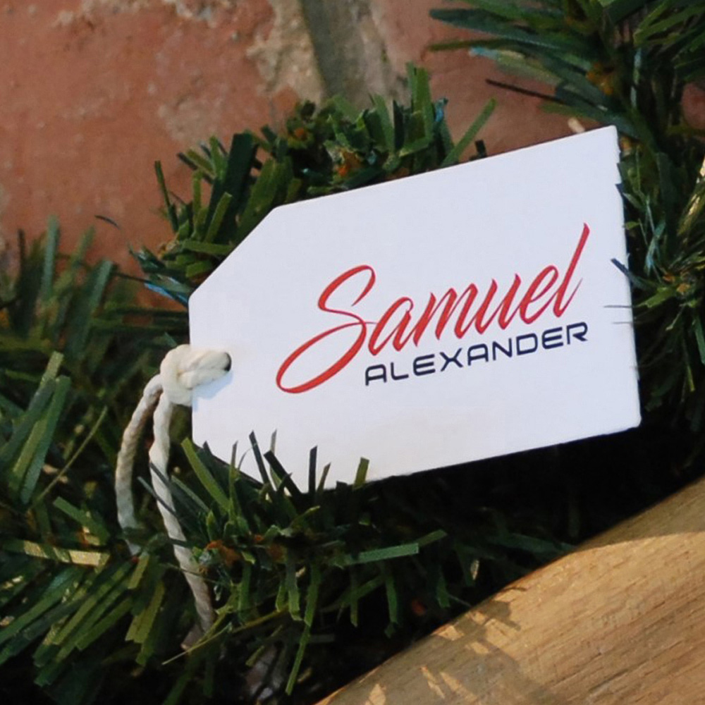 Samuel Alexander Plain Green Pine Christmas Garland 270cm Image 6