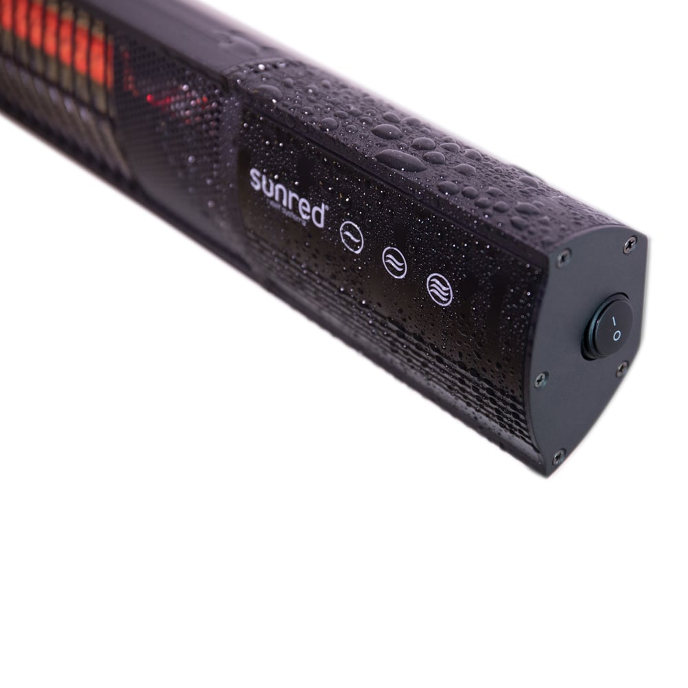 Sunred Dark Black Wall Patio Heater 2500W Image 7
