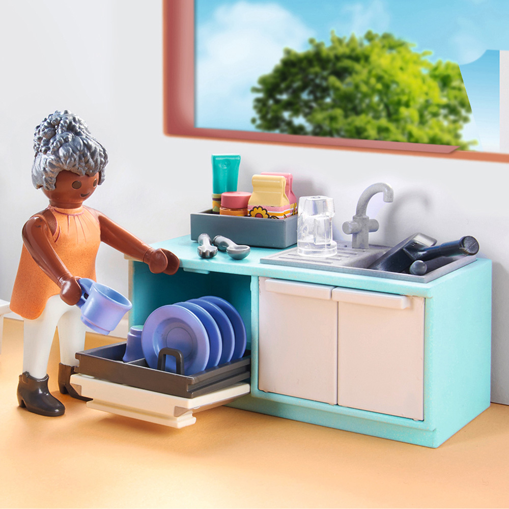 Playmobil Kitchen with Dining Table Playset Image 6