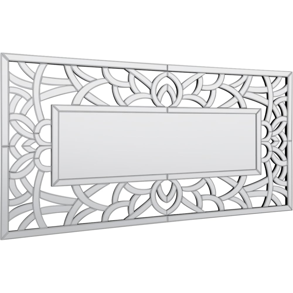 MirrorOutlet Stylised Wall Mirror 150 x 75cm Image 3