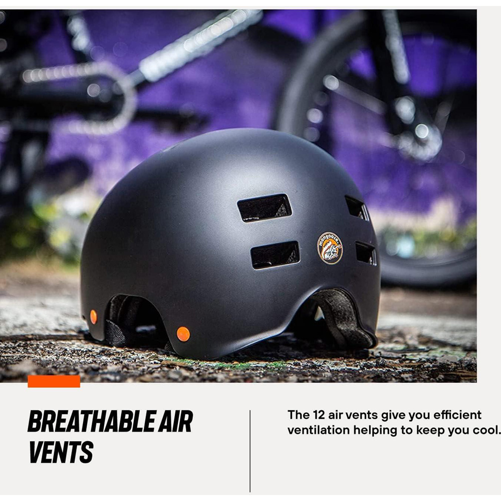 Dyzi BMX Scooter Cycling and Skateboarding Urban Helmet Image 5