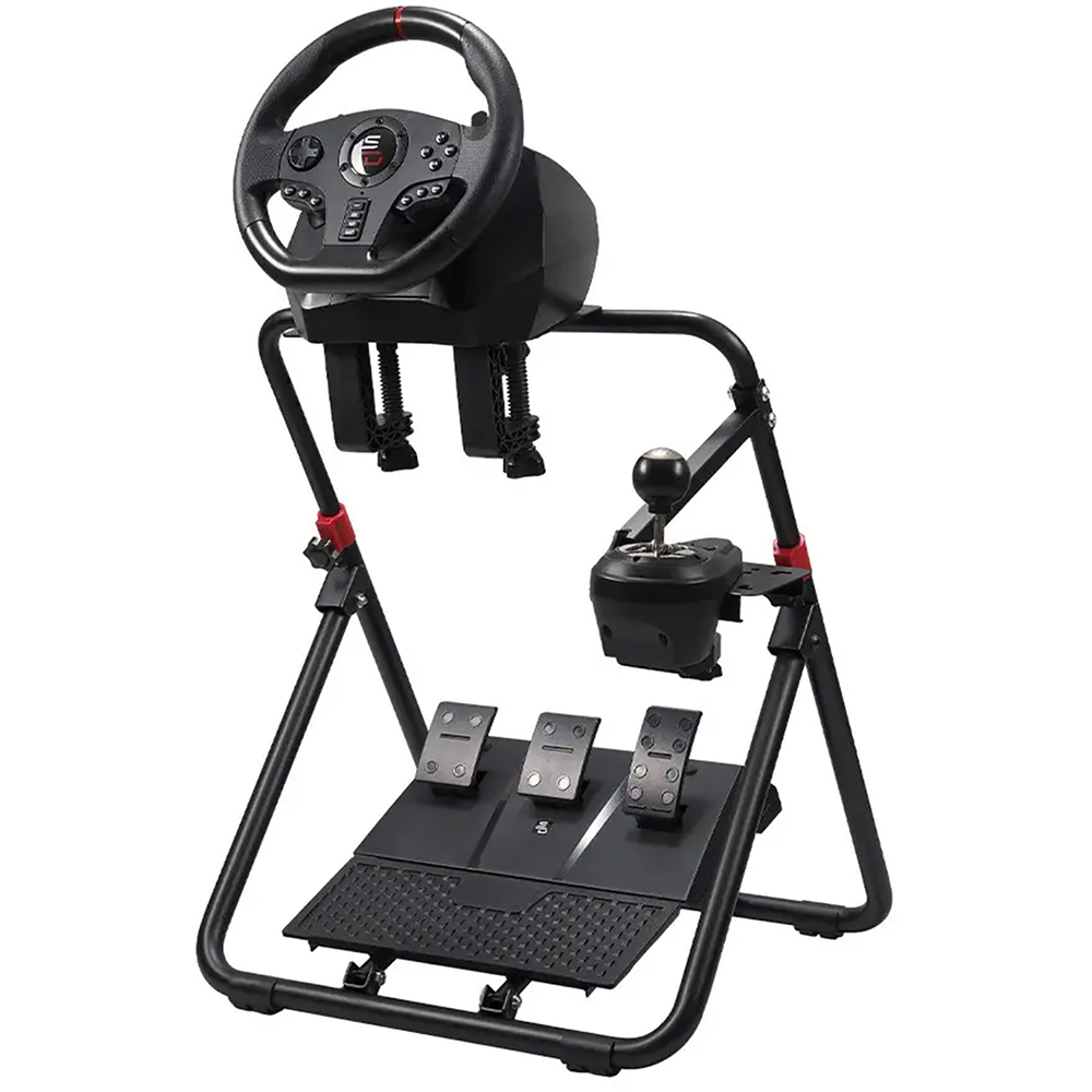 Subsonic Superdrive Black Gaming Racing Stand for Steering Wheels and Pedals Image 3