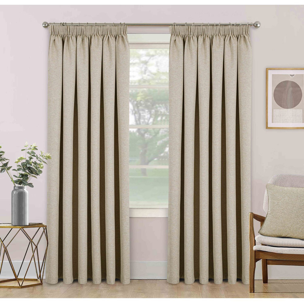 Divante Dusk Blackout Thermal Curtains - Natural / 229cm Image 6