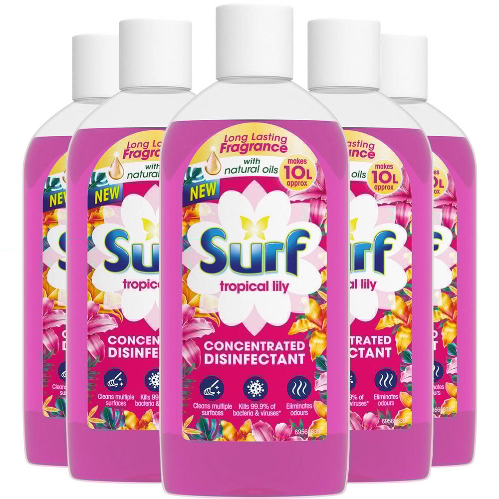 Surf Tropical Lily Multi Purpose Cleaner 240ml 5 Pack Image 1