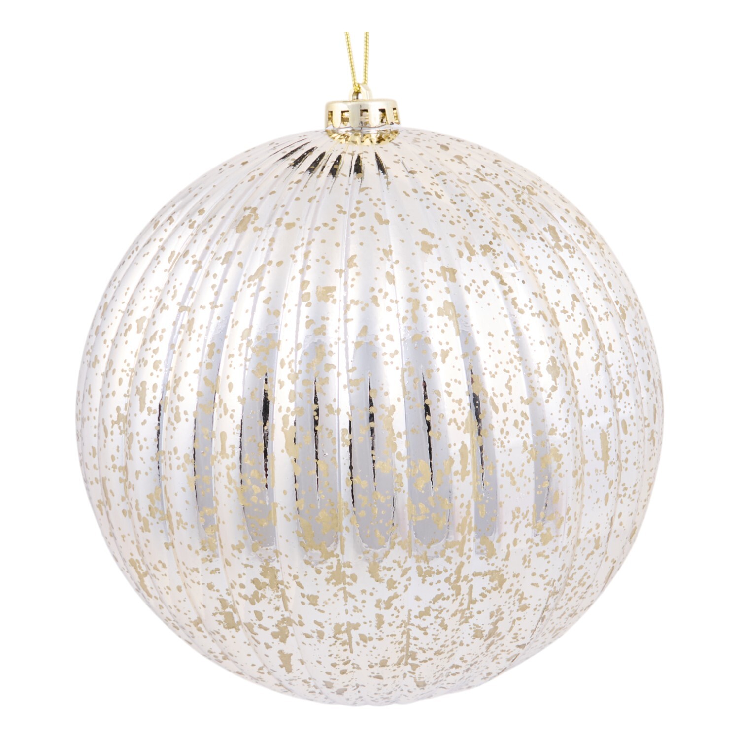 Pack of 3 XL Shiny Baubles Champagne Image 6