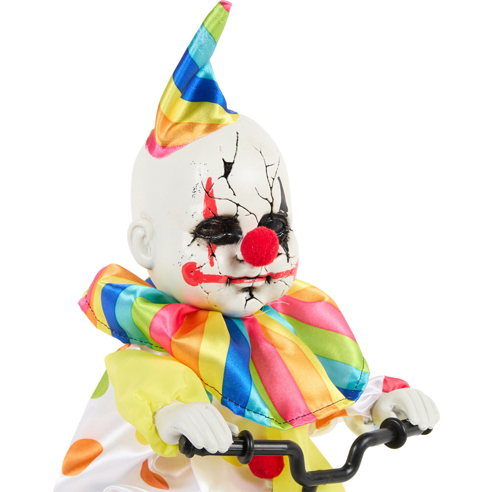Animated Clown on Bicycle Decoration Image 3