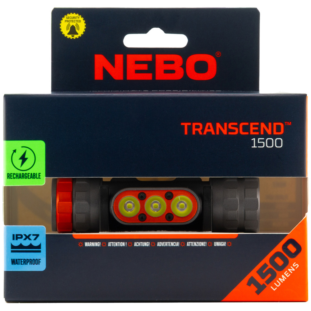 Nebo Transcend 1500 1500 Lumens Rechargeable Headlamp with Detachable Work Light Image 2