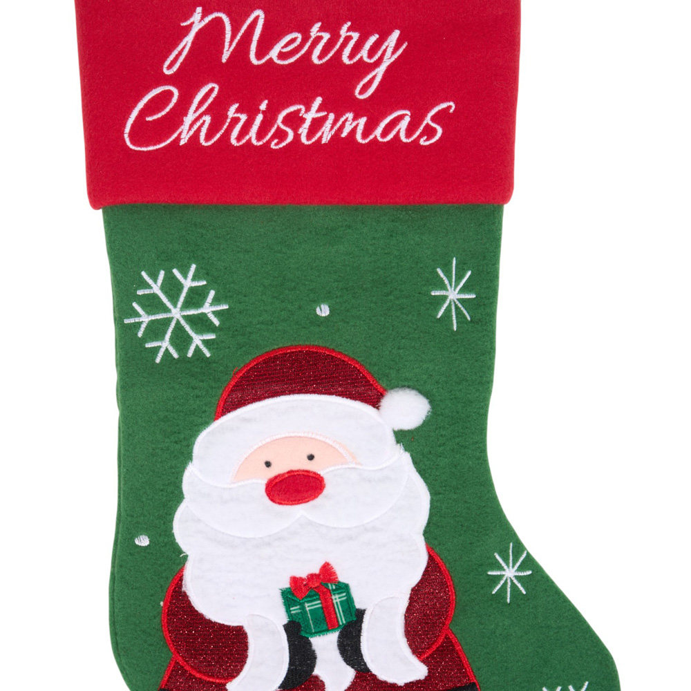 Santa / Reindeer Christmas Stocking Image 5