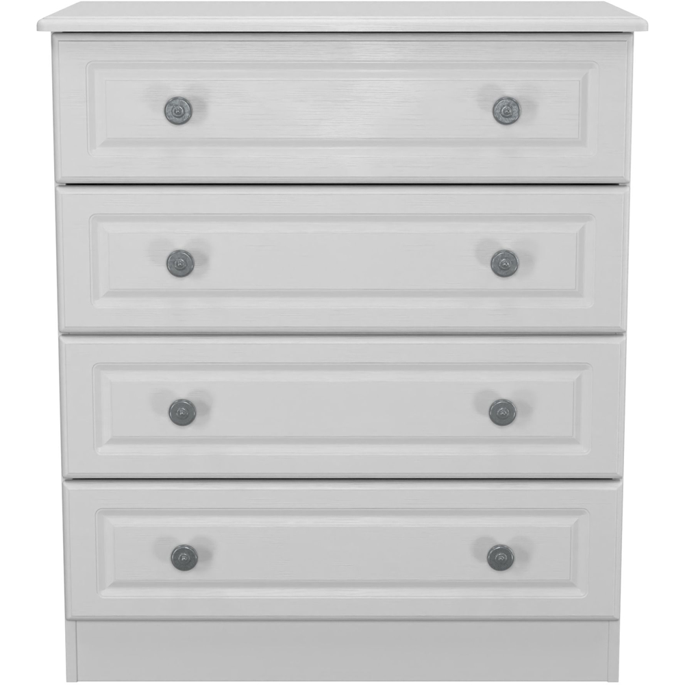 Crowndale Pembroke 4 Drawer Grey Ash Chest of Drawers Ready Assembled Image 2