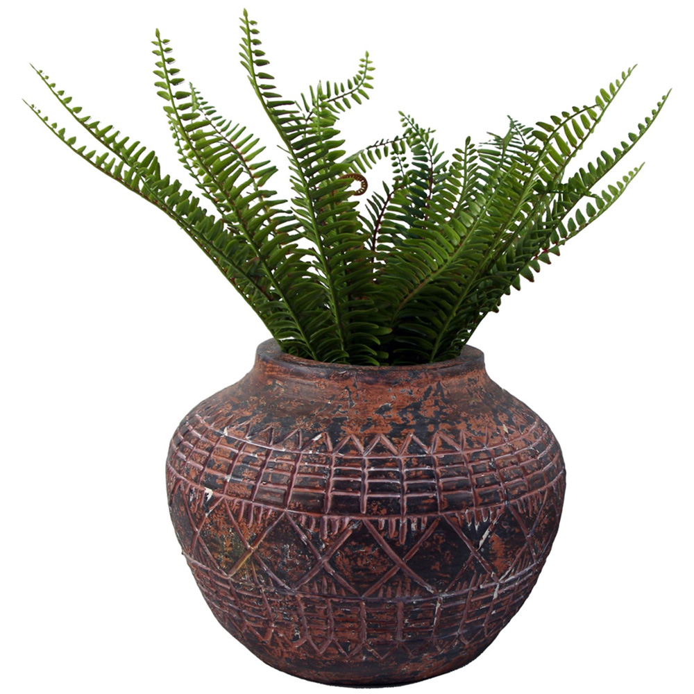 Leaf Aztec Vase Planter 30cm Image 1