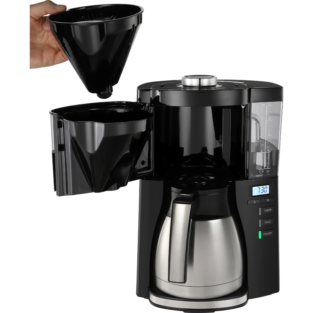 Melitta Look V 1025-18 Black Therm Timer Filter Coffee Machine Image 3