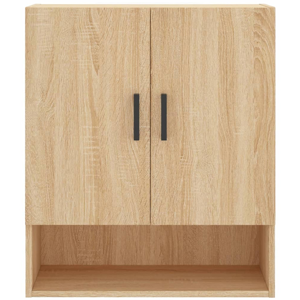 vidaXL 2 Door Single Shelf Sonoma Oak Wall Cabinet Image 5