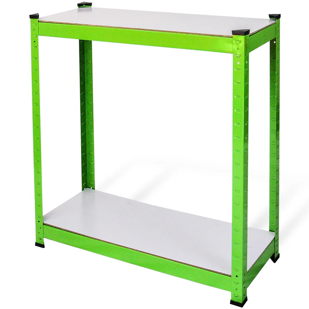 MonsterShop 6 x 8ft Greenhouse and 2 Racks Image 3