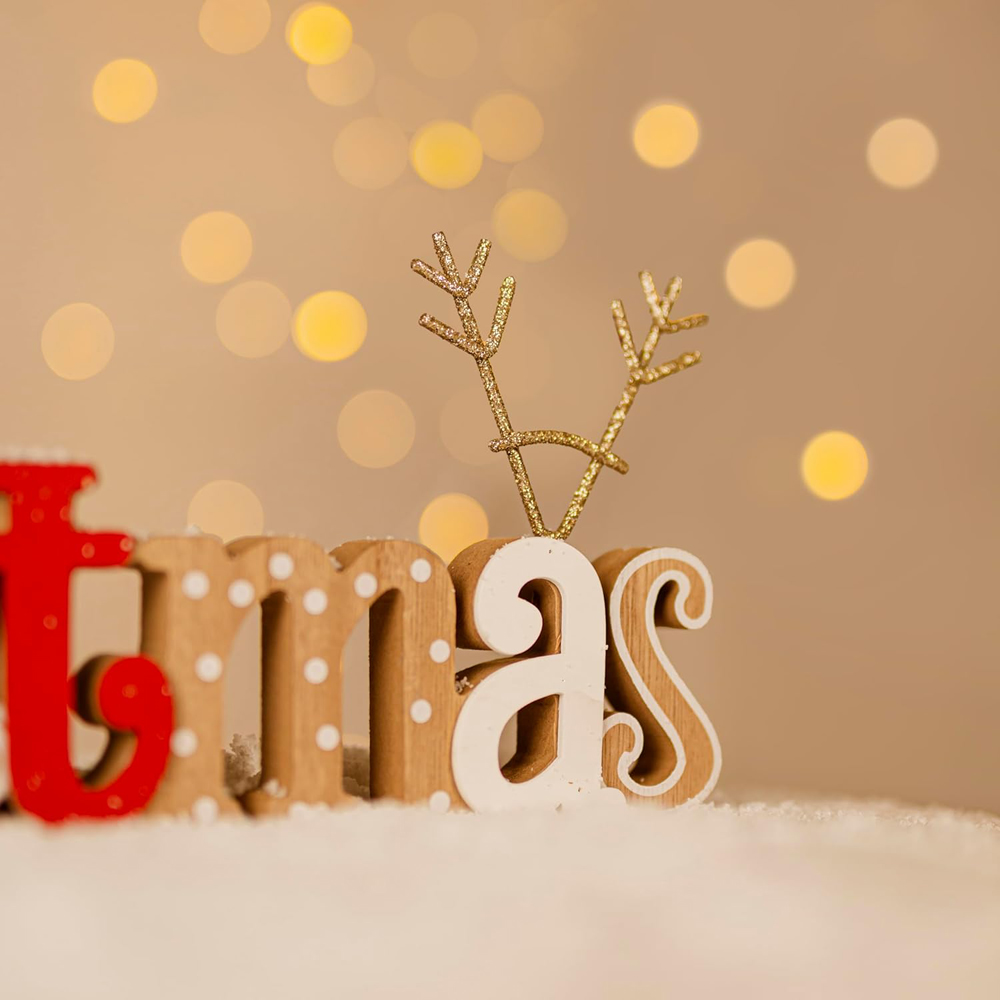Marco Paul Christmas Word Standing Decoration Ornament Image 5