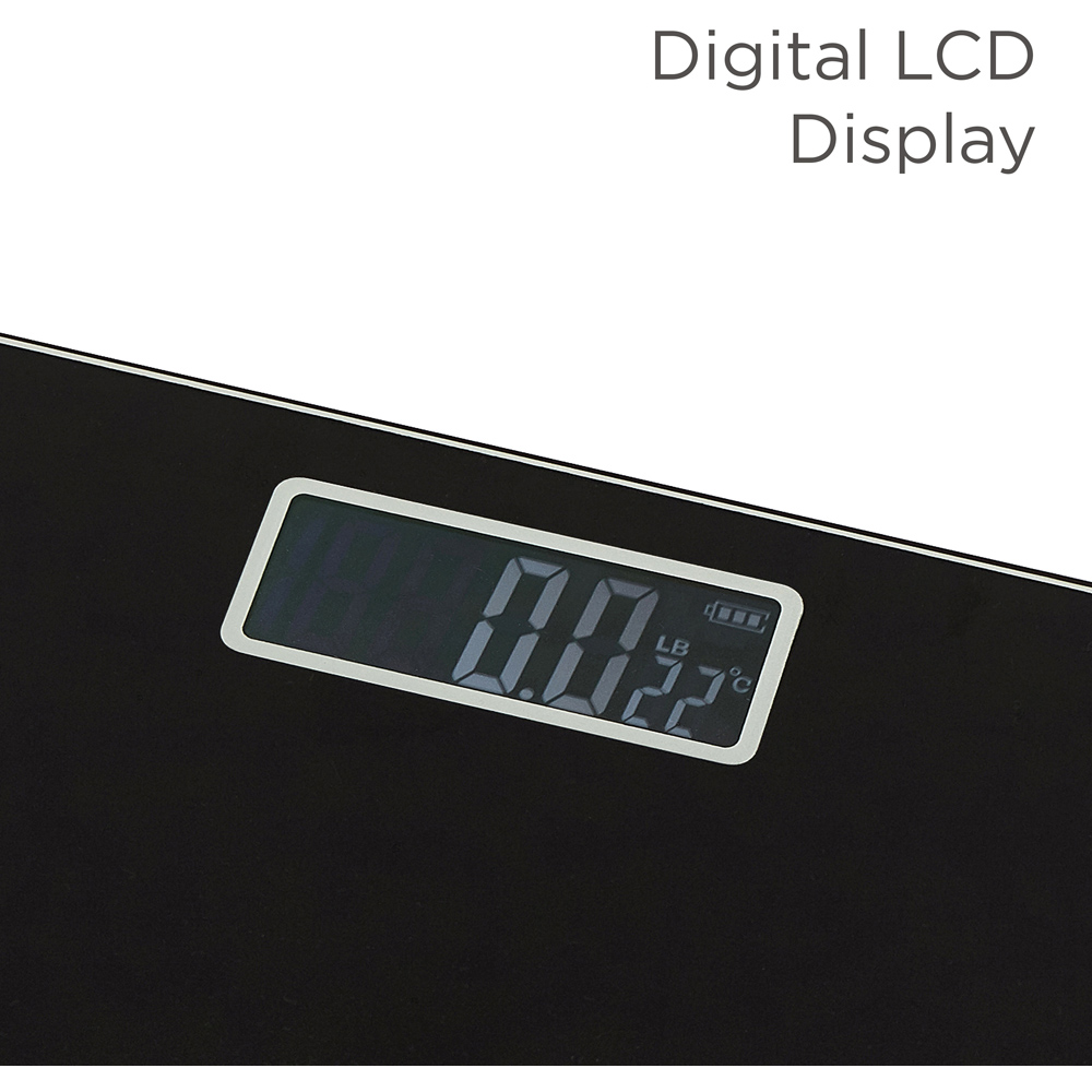 Black + Decker Black Bathroom Scale Image 4