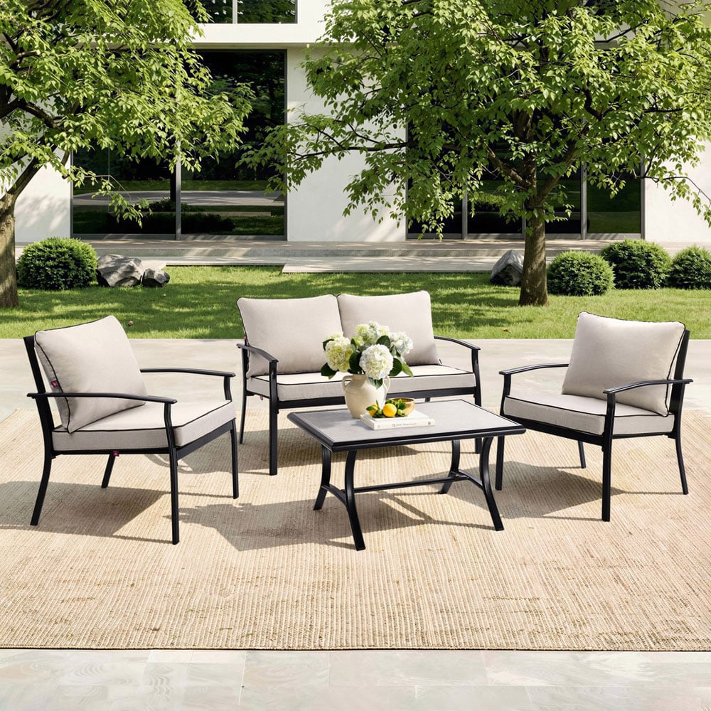 Aubrey Sofa Set Grey Image 8