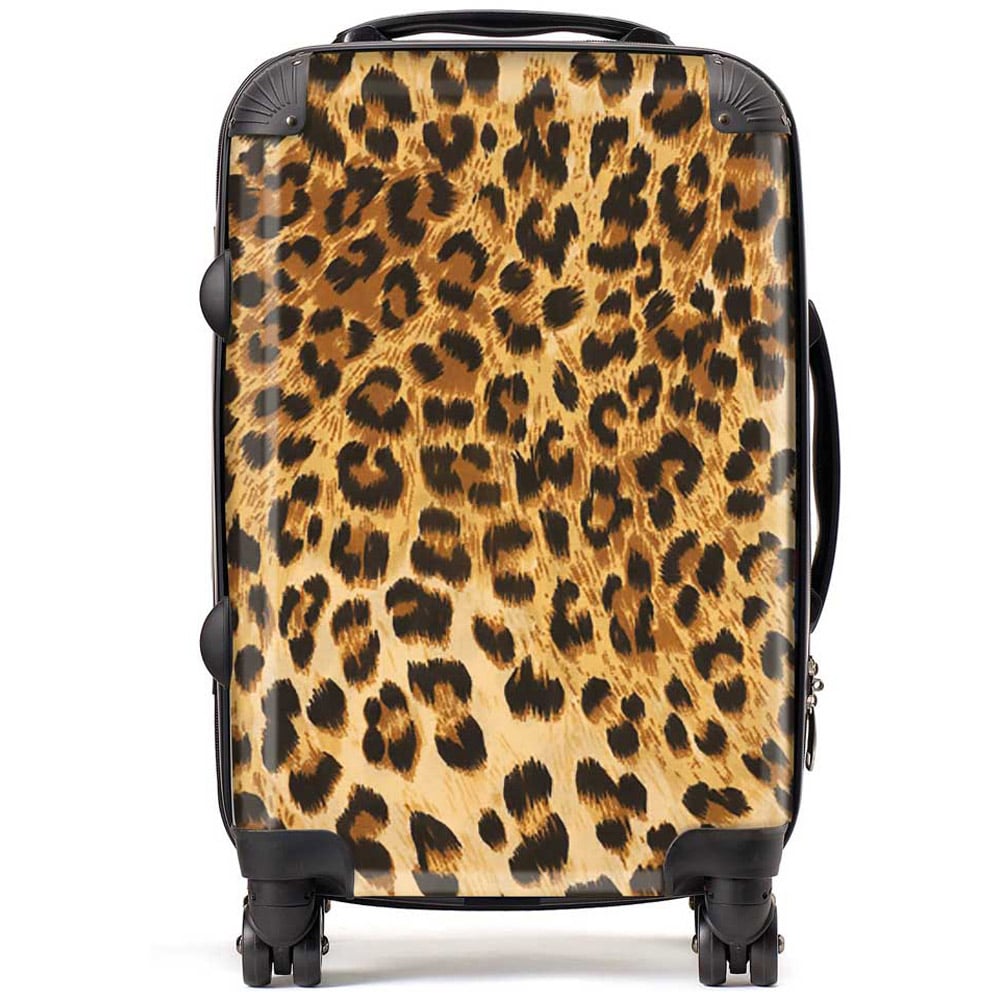 Warren Reed Designer Cabin Wild Animal Pattern Suitcase Image 1