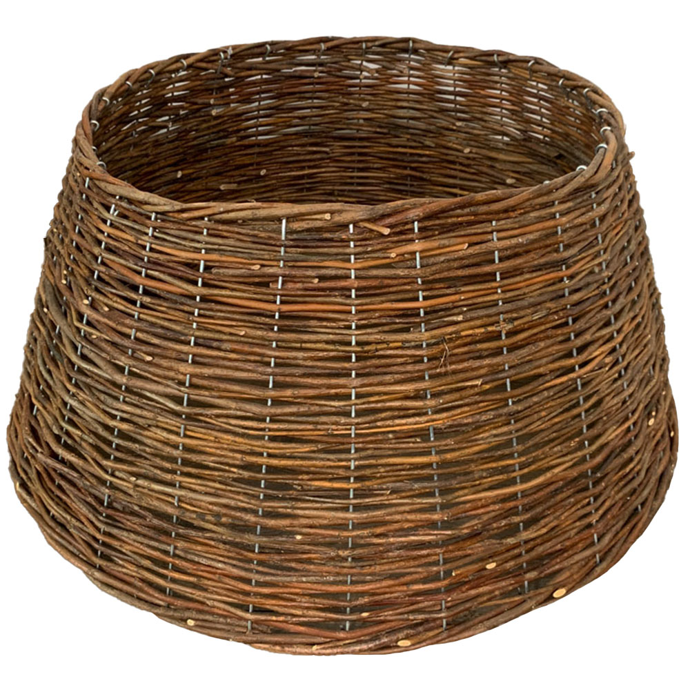 Samuel Alexander Medium Natural Brown Willow Christmas Tree Skirt 26 x 58cm Image 1