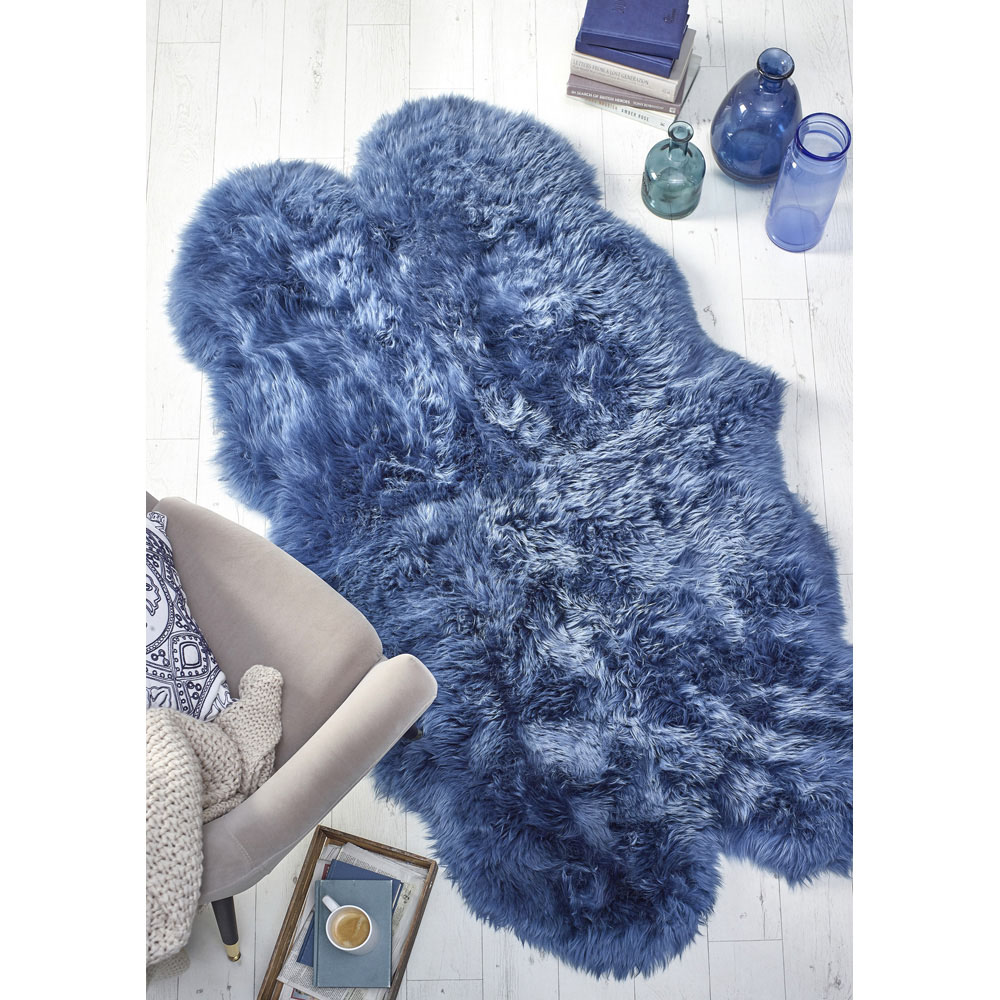 Origins Genuine Sheepskin Adobe Rose Quad New Zealand Wool Rug 160 x 105cm Image 2