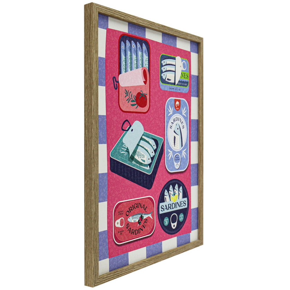 Sardine Tin Graphic Framed Art Image 6