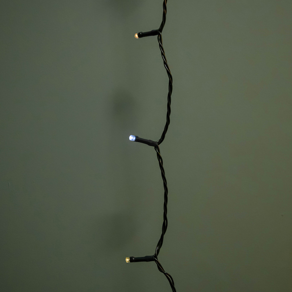 Samuel Alexander 1000 Cool and Warm White LED Multi-Function Clear String Light 100m Image 1