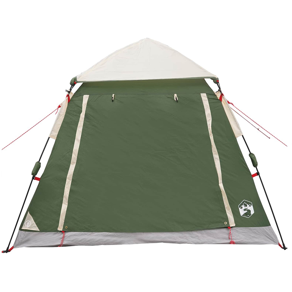 vidaXL 3 Person Instant Camping Tent with Rainfly Green Image 3