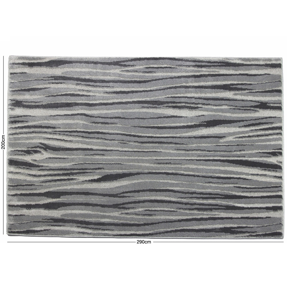 Eselle Rhythm Willow Grey Rug 200 x 290cm Image 6