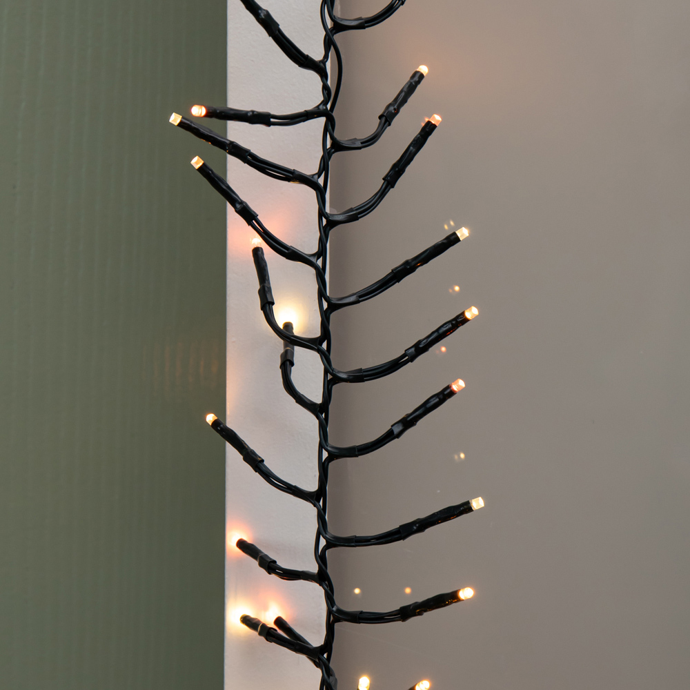 Samuel Alexander 426 Multicolour LED Green Cable Autumn Twist Door Garland 18ft Image 5