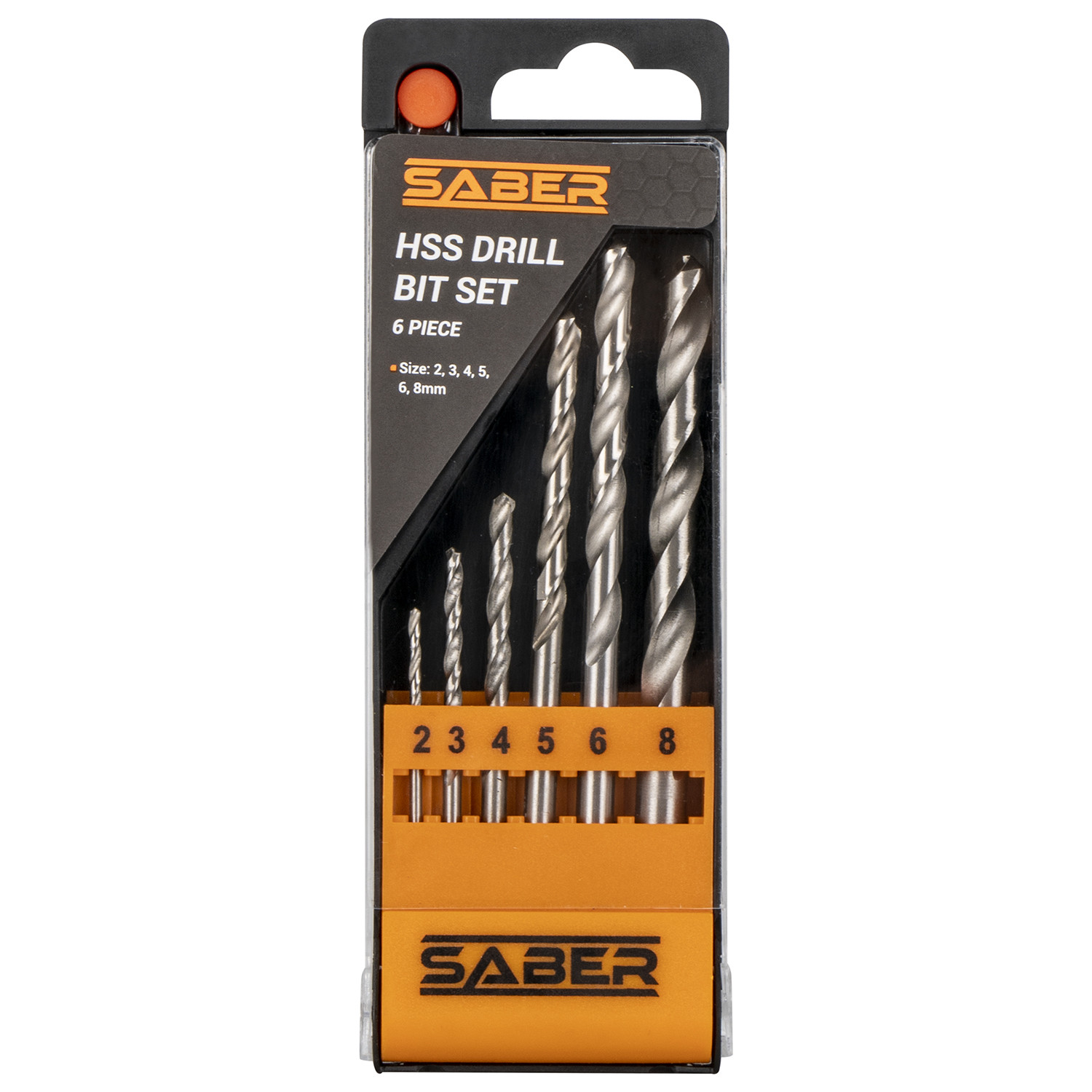 Saber HSS Six Piece Drill Bit Set Image