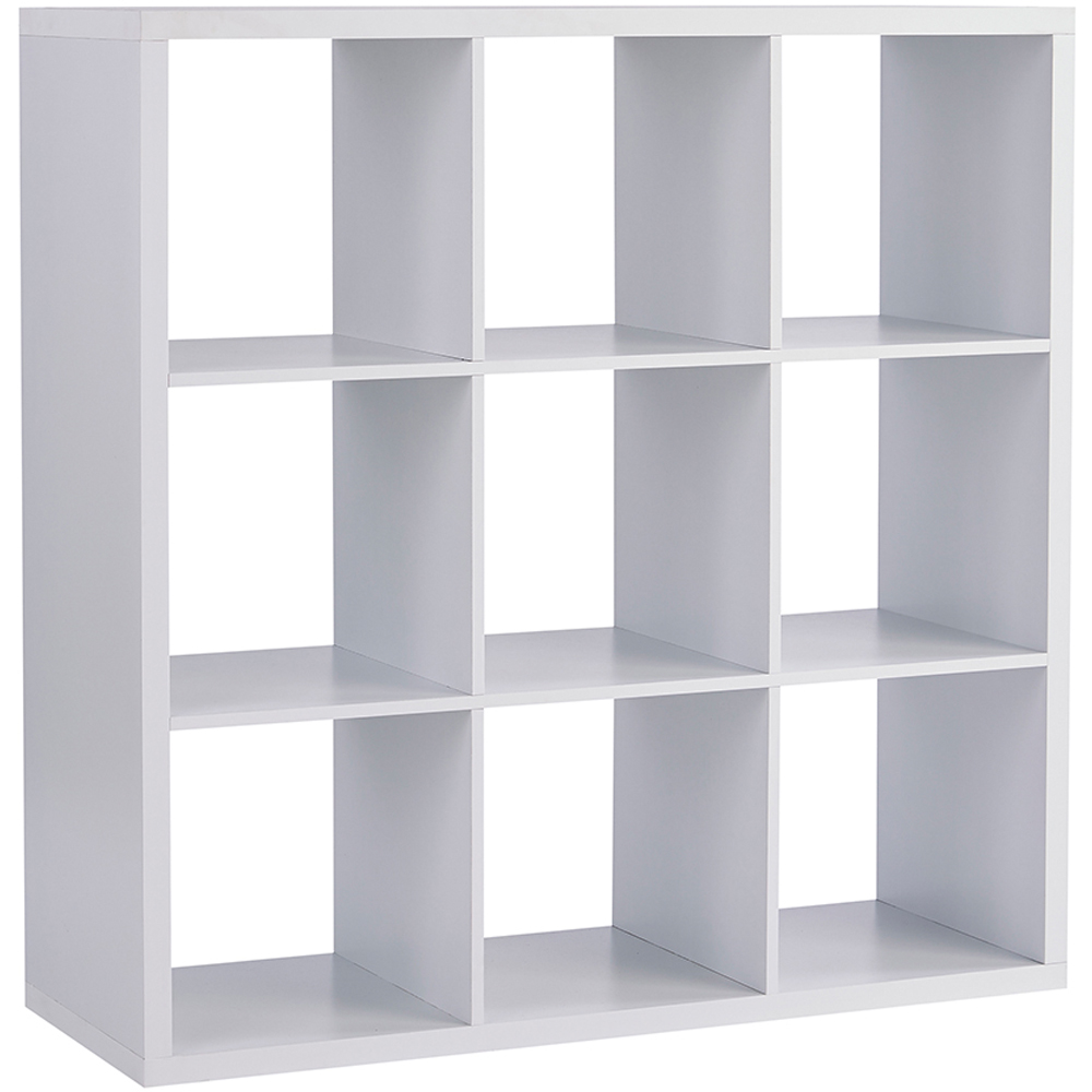 Home Source Cube Plus 9 Cube White Storage Unit Image 2