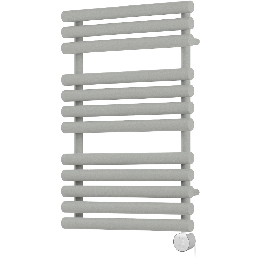 Terma Rolo Towel Salt n Pepper Electric Towel Rail with VEO Element Controller 755 x 520mm Image 1