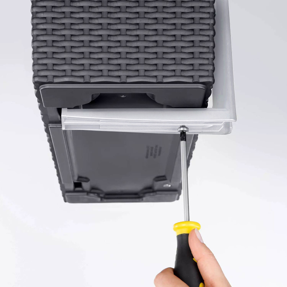 Lechuza White Balcony Bracket 2 Pack Image 6