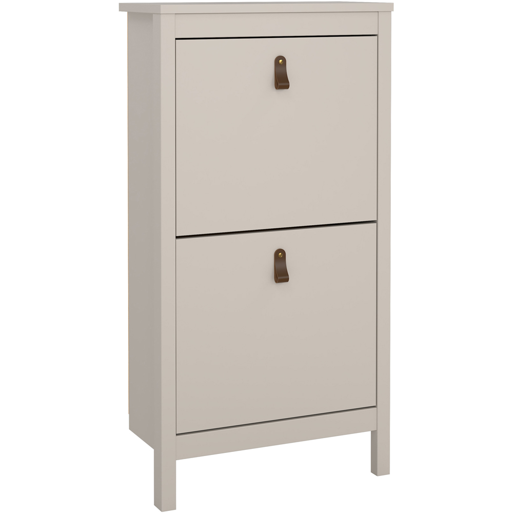 Florence Barcelona 2 Flip Door Cashmere Shoe Cabinet Image 2
