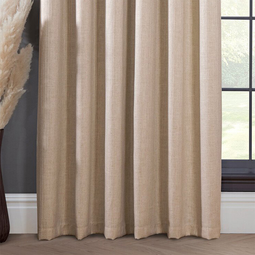Winslow Stripe Eyelet Blackout CurtainsNatural229cm Image 6