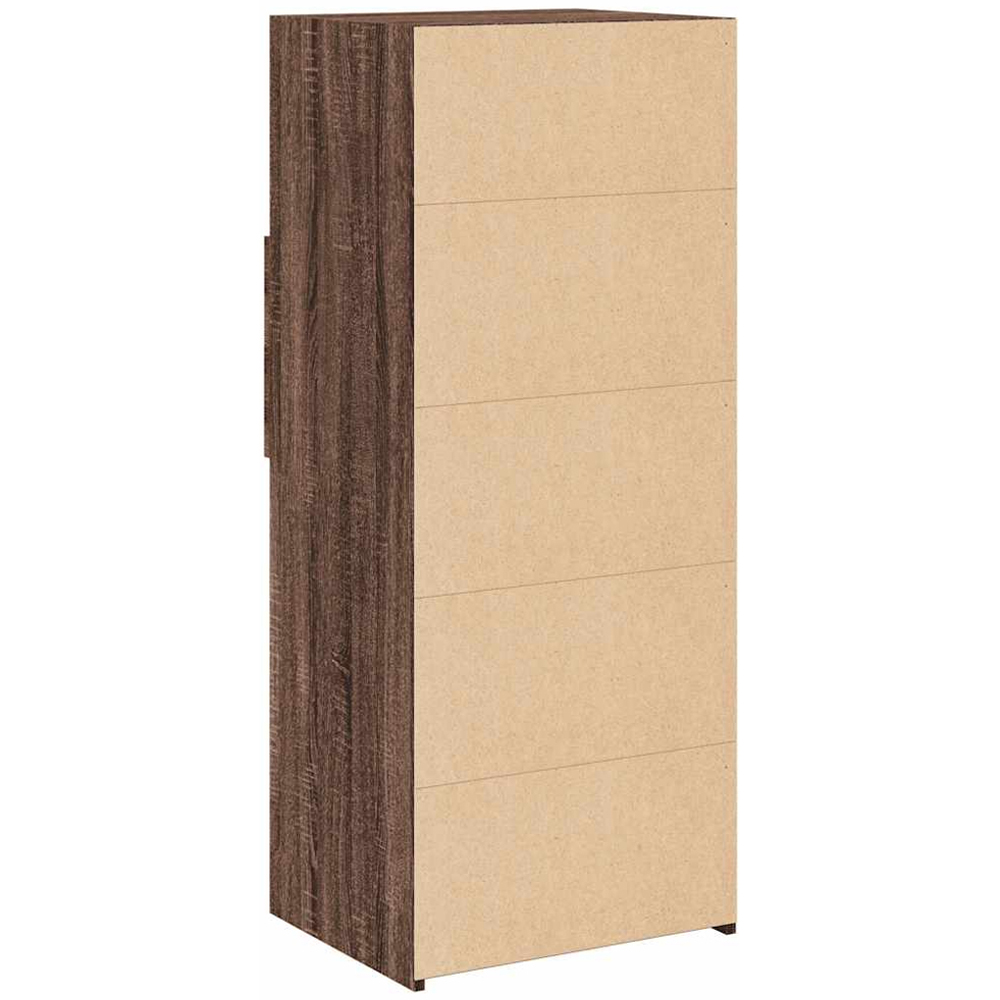 vidaXL 2 Drawer 3 Shelf Brown Oak Highboard Image 6