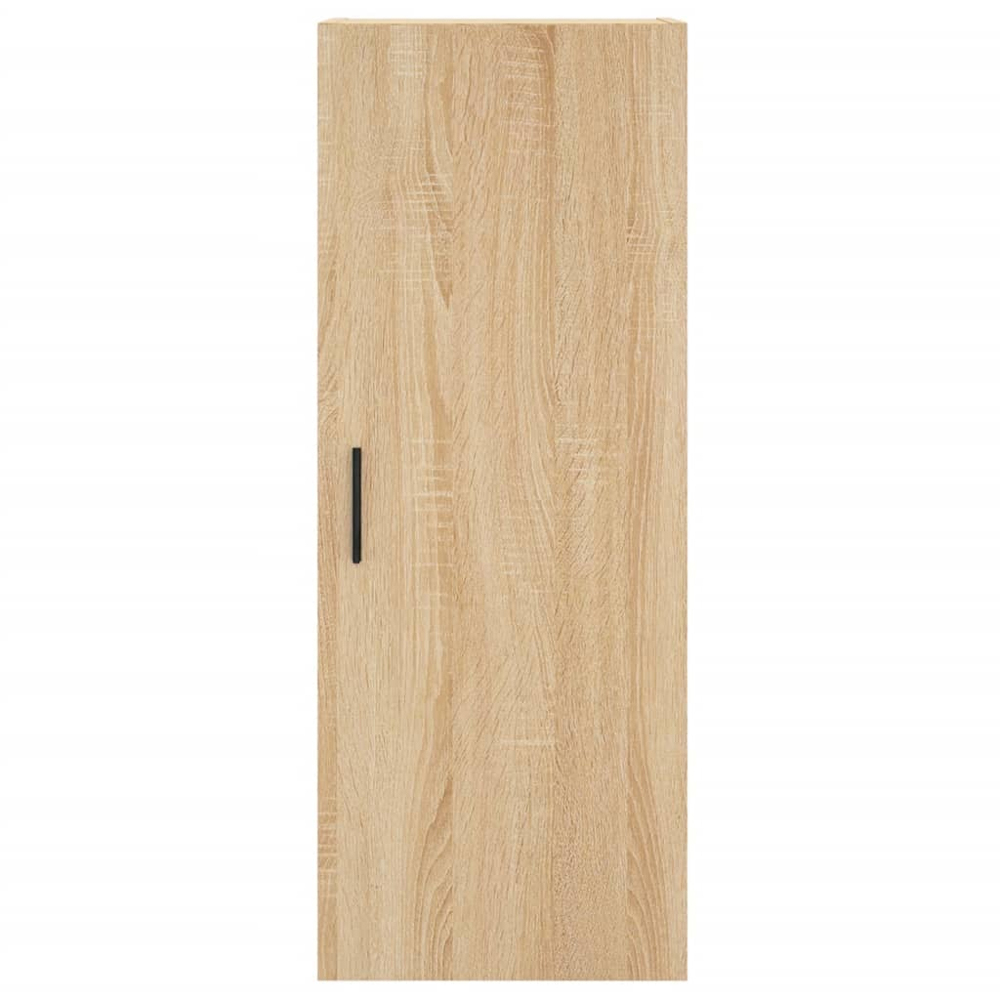 vidaXL Single Door 3 Drawer Sonoma Oak Highboard Image 8