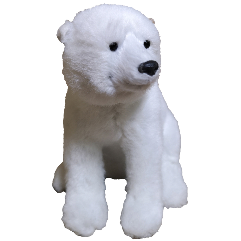 Samuel Alexander White Sitting Polar Bear Christmas Ornament Image 1