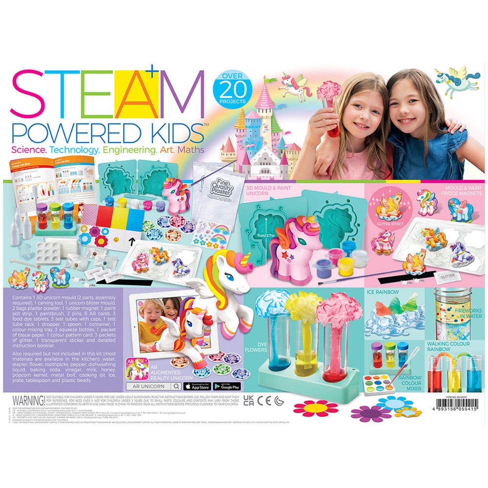 4M Steam Powered Kids Rainbow Unicorns Playset Image 7