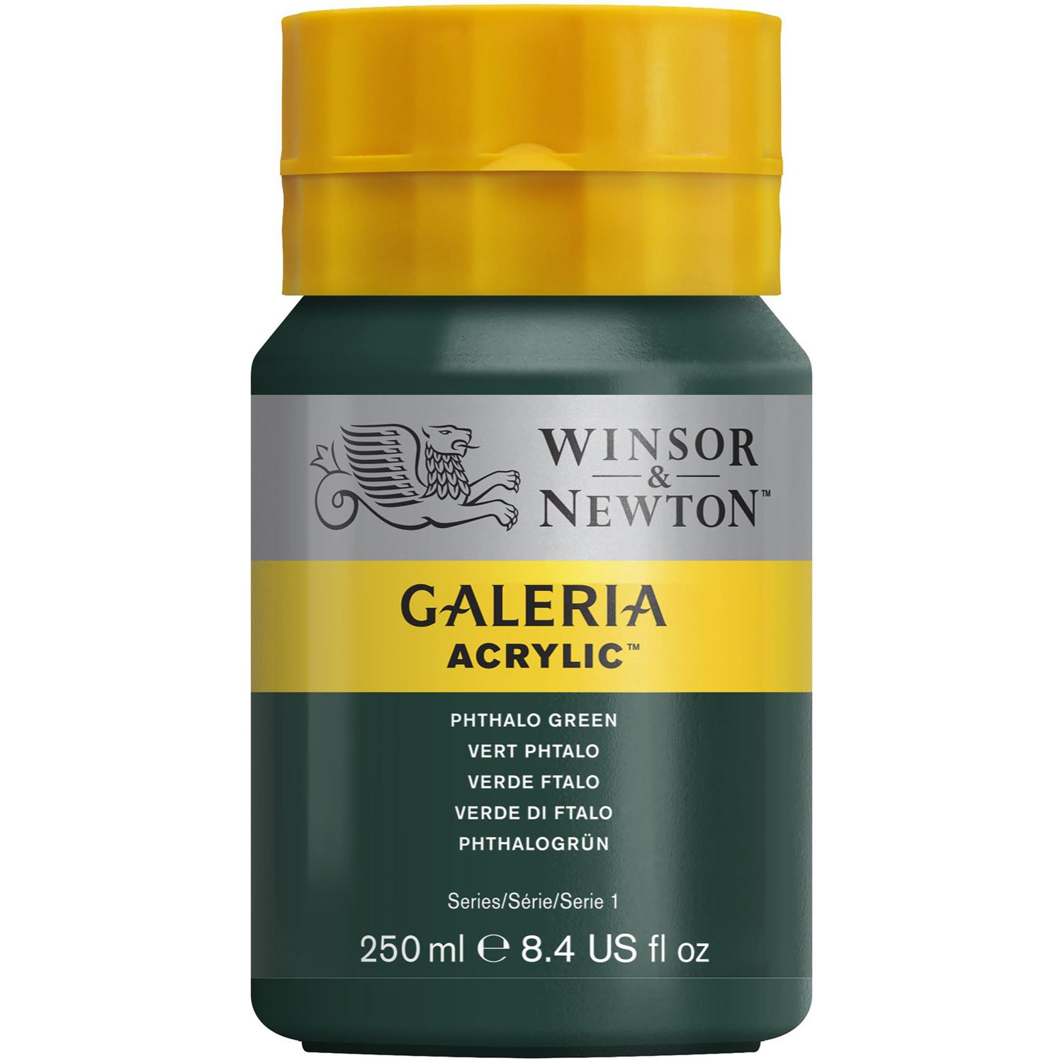 Winsor and Newton 250ml Galeria Acrylic Paint - Phthalo Green Image